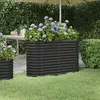 Image de vidaXL Lit surélevé de jardin Anthracite