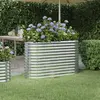 Image de vidaXL Lit surélevé de jardin - Argenté