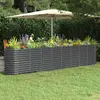 Image de vidaXL Lit surélevé de jardin Acier enduit de poudre - Anthracite