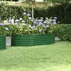 Image de vidaXL Lit surélevé de jardin Acier Vert