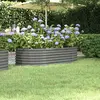 Image de vidaXL Lit surélevé de jardin 152x80x36 cm Gris