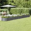 Image de VidaXL Lit surélevé de jardin Acier anthracite