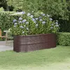 Image de vidaXL Lit surélevé de jardin - Marron