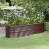 Image de vidaXL Lit surélevé de jardin - Marron