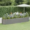 Image de VidaXL Lit de jardin Gris - 368x80x68 cm