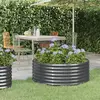 Image de vidaXL Lit surélevé de jardin - Anthracite Acier