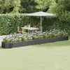 Image de vidaXL Lit de jardin Acier Anthracite