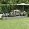 Image de vidaXL Lit surélevé de jardin - Argenté