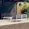 Image de vidaXL Salon de jardin 5 pcs - Anthracite Bois de pin