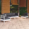 Image de vidaXL Salon de jardin 5 pcs avec coussins