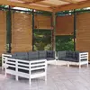 Image de vidaXL Salon de jardin avec coussins