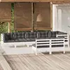 Image de VIDAXL Salon de jardin 8 pcs Blanc