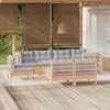 Image de vidaXL Salon de jardin 9 pcs - Bois de pin massif