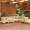 Image de vidaXL Salon de jardin 6 pcs