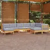 Image de vidaXL Salon de jardin 9 pcs