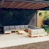 Image de vidaXL Salon de jardin 12 pièces avec coussins Gris