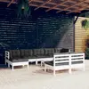 Image de vidaXL Salon de jardin 10 pcs avec coussins - Bois de pin