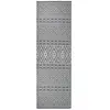 Image de VidaXL Tapis extérieur rayures bleues