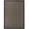 Image de vidaXL Tapis à tissage plat - Marron foncé, 200x280 cm
