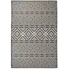 Image de vidaXL Tapis extérieur Rayures Noires