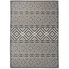 Image de Tapis extérieur vidaXL - Rayures noires
