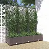 Image de VidaXL Jardinière Treillis - Marron 120x40x121,5 cm