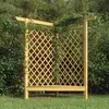 Image de vidaXL Pergola d'Angle avec Banc - 166x81x174 cm