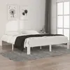 Image de VidaXL Cadre de lit Blanc 160x200 cm - Bois de pin