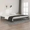 Image de VIDAXL Cadre de lit - Pin gris 200x200 cm
