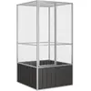 Image de vidaXL Cage Anthracite 111x107x211,5 cm