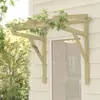 Image de vidaXL Auvent de porte - 100x80 cm Bois de pin