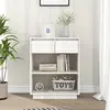 Image de VidaXL Armoire Console - Blanc 60x34x75 cm