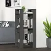 Image de vidaXL Bibliothèque Séparateur - Gris
