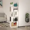 Image de vidaXL Bibliothèque/Séparateur - Blanc