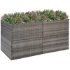 Image de vidaXL Jardinière - Résine tressée