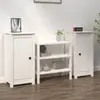 Image de vidaXL Buffets 2 pcs - Blanc