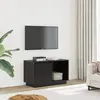 Image de vidaXL Meuble TV - Noir - 74x35x44 cm