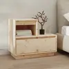 Image de vidaXL Table de chevet - Bois de pin