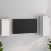 Image de vidaXL Meubles TV 2 pcs - Blanc