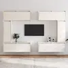 Image de vidaXL Meubles TV 6 pcs Blanc