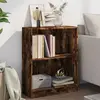 Image de vidaXL Bibliothèque Chêne Fumé