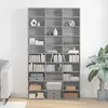 Image de vidaXL Armoire à CD Sonoma Gris