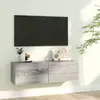Image de vidaXL Armoire murale TV - Sonoma gris