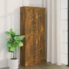 Image de vidaXL Armoire à livres Chêne fumé