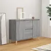 Image de vidaXL Buffet - Sonoma gris 101x35x70 cm