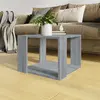 Image de vidaXL Table basse Sonoma gris 40x40x30 cm