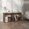 Image de VidaXL Tables de chevet 2 pcs - Chêne marron
