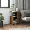 Image de vidaXL Table d'appoint - Chêne fumé