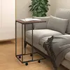 Image de vidaXL Table d'appoint avec roues Noir