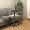 Image de vidaXL Table d'appoint avec Roues Noir/Marron